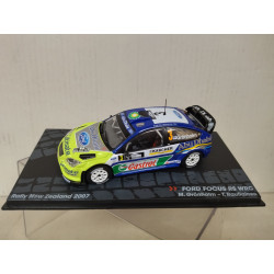 FORD FOCUS RS WRC 2007 RALLY NEW ZEALAND GRONHOLM 1:43 EAGLEMOSS IXO