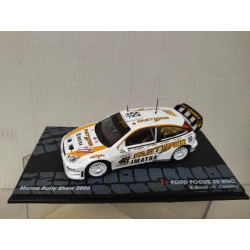 FORD FOCUS RS WRC 2006 RALLY MONZA SHOW ROSSI 1:43 EAGLEMOSS IXO