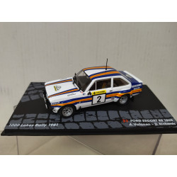 FORD ESCORT 1981 MKII RS1800 RALLY 1000 LAKES VATANEN 1:43 EAGLEMOSS IXO