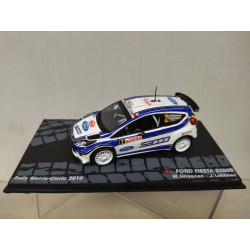 FORD FIESTA S2000 2010 RALLY MONTE CARLO HIRVONEN 1:43 EAGLEMOSS IXO