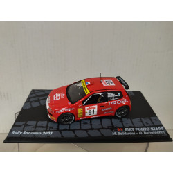 FIAT PUNTO S1600 2003 RALLY SANREMO BALDACCI 1:43 EAGLEMOSS IXO