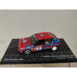 LANCIA DELTA 1989 INTEGRALE 16V RALLY SANREMO BIASION 1:43 EAGLEMOSS IXO