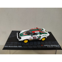 LANCIA STRATOS HF 1976 RALLY MONTE CARLO MUNARI 1:43 EAGLEMOSS IXO