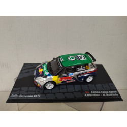 SKODA FABIA S2000 2011 RALLY ACROPOLIS HANNINEN 1:43 EAGLEMOSS IXO