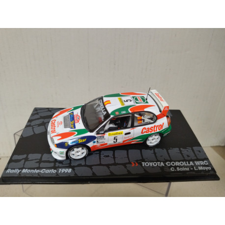 TOYOTA COROLLA WRC 1998 RALLY MONTE CARLO SAINZ 1:43 EAGLEMOSS IXO