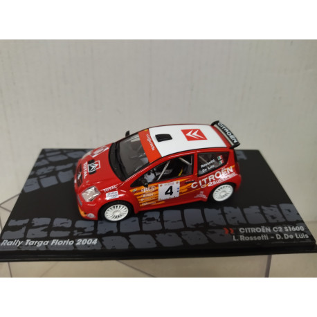 CITROEN C2 S1600 2004 RALLY TARGA FLORIO ROSSETTI 1:43 EAGLEMOSS IXO