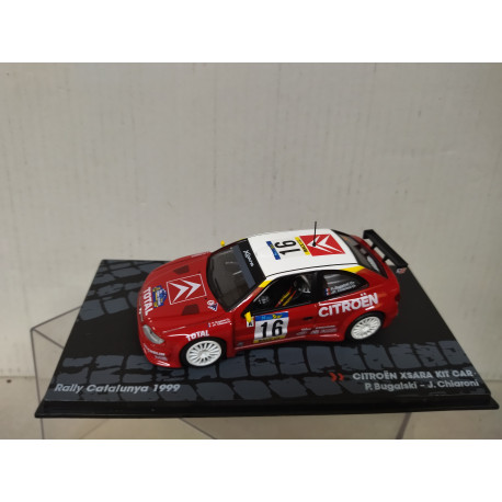 CITROEN XSARA KIT CAR 1999 RALLY CATALUÑA BUGALSKI 1:43 EAGLEMOSS IXO