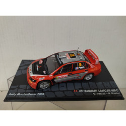 MITSUBISHI LANCER WRC 2005 RALLY MONTE CARLO PANIZZI 1:43 EAGLEMOSS IXO