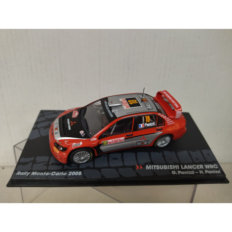 MITSUBISHI LANCER WRC 2005 RALLY MONTE CARLO PANIZZI 1:43 EAGLEMOSS IXO