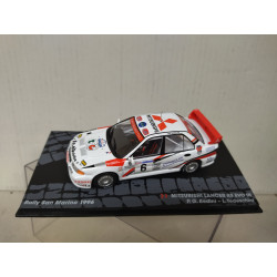 MITSUBISHI LANCER RS EVO III 1996 RALLY SAN MARINO BEDINI 1:43 EAGLEMOSS IXO