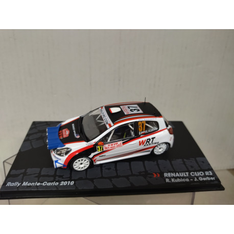 RENAULT CLIO R3 2010 RALLY MONTE CARLO KUBICA 1:43 EAGLEMOSS IXO