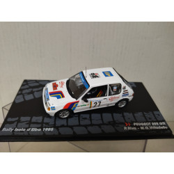 PEUGEOT 205 GTi 1985 RALLY ISOLA D´ELBA RIVA 1:43 EAGLEMOSS IXO