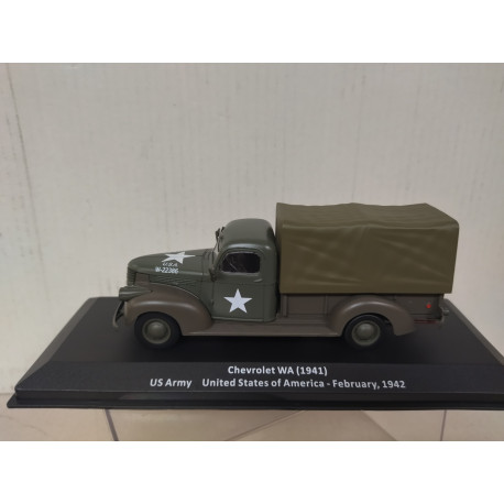 CHEVROLET WA 1942 US ARMY USA WW 2 1:43 ALTAYA IXO