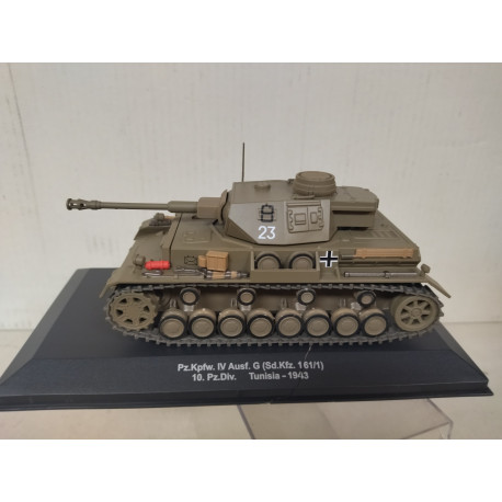 Sd.Kfz.161/1 PANZER IV Ausf G 1943 10,Pz Div TUNISIA 1:43 ALTAYA IXO PEANA ROTA