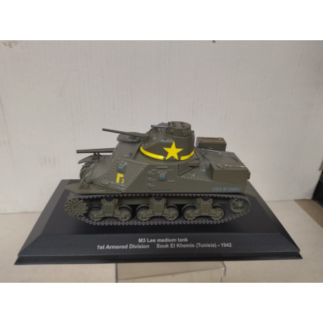 M3 LEE 1942 MEDIUM TANK 1st ARM DIV TUNISIA 1:43 ALTAYA IXO