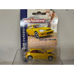 HONDA CIVIC TYPE R EK9 YELLOW PREMIUM JAPAN 1:64 MAJORETTE