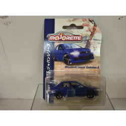 MITSUBISHI LANCER EVO IX BLUE PREMIUM JAPAN 1:64 MAJORETTE