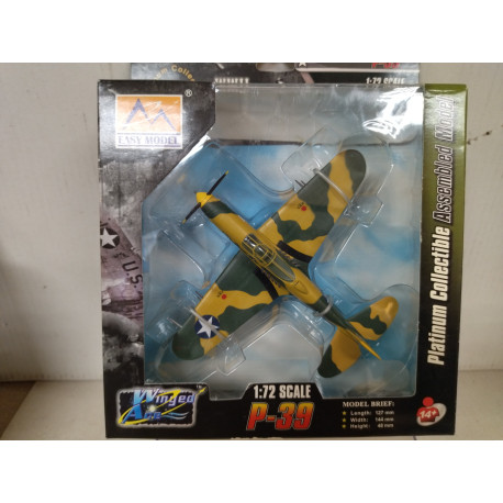 BELL P-39 AIRACOBRA 1942 NOVA GUINEA USAAF WW 2 1:43 EASY MODEL