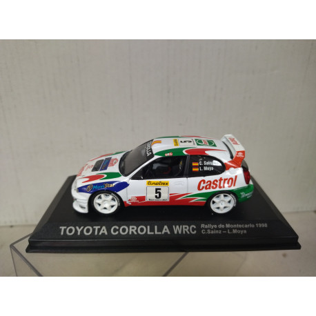 TOYOTA COROLLA WRC 1998 WIN RALLY MONTE CARLO CARLOS SAINZ 1:43 ALTAYA IXO