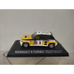 RENAULT 5 TURBO 1981 WIN RALLY MONTE CARLO  J.RAGNOTTI 1:43 ALTAYA IXO