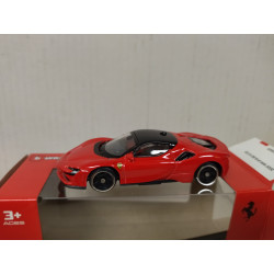 FERRARI SF90 STRADALE RED RACE PLAY DRIVE 1:43 BBURAGO