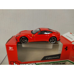 FERRARI F12 BERLINETTA RED RACE PLAY DRIVE 1:43 BBURAGO