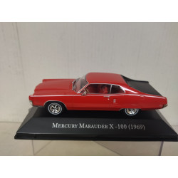 MERCURY MARAUDER X-100 1969 RED/BLACK AMERICAN CARS 1:43 ALTAYA IXO