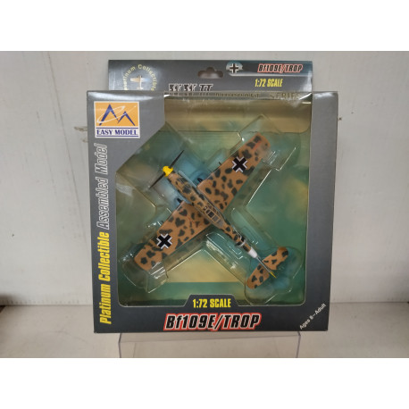 MESSERSCHMITT Bf109 E/TROP 1/JG27 GERMANY WW 2 1:72 EASY MODEL