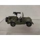 JEEP WILLYS MILITARY GREEN US ARMY WW 2 1:64 JOHNNY LIGHTNING NO BOX