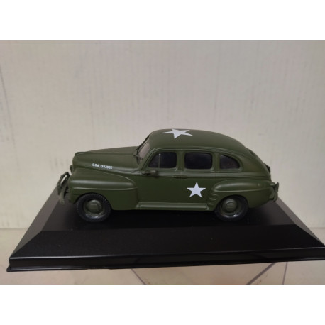 FORD FORDOR 1943 SEDAN US ARMY WW 2 1:43 ALTAYA IXO BOX NO ORIGINAL