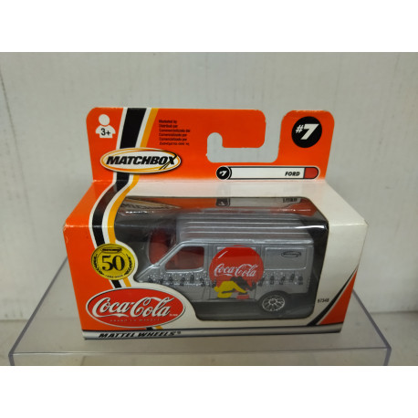 FORD TRANSIT COCA-COLA 50 YEARS 1:63/apx 1:64 MATCHBOX BOX