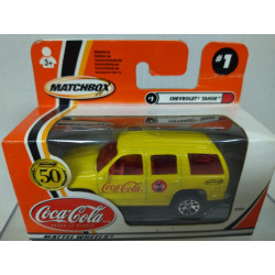 CHEVROLET TAHOE 1997 COCA-COLA 50 YEARS /apx 1:64 MATCHBOX BOX