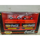 VOLKSWAGEN BEETLE 1962 & CONCEPT 1 COCA-COLA apx 1:64 MATCHBOX