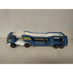 BEDFORD CAR TRANSPORTER BLUE SUPER KINGS K-10 /apx 1:64 MATCHBOX NO BOX