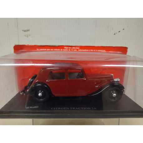 CITROEN TRACTION 7A RED/BLACK 1:24 IXO HACHETTE