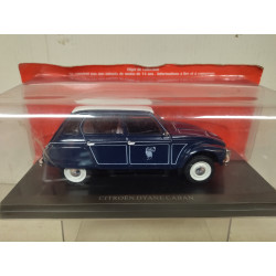 CITROEN DYANE CABAN DARK BLUE 1:24 IXO HACHETTE