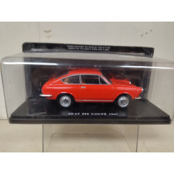 SEAT 850 COUPE 1967 RED 1:43 SALVAT IXO