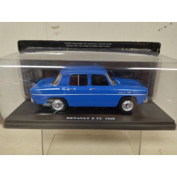 RENAULT 8 TS 1968 BLUE 1:24 SALVAT IXO