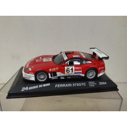 FERRARI 575 GTC 2004 H LE MANS BOSCH-SULLIVAN-BIAGI 1:43 ALTAYA IXO