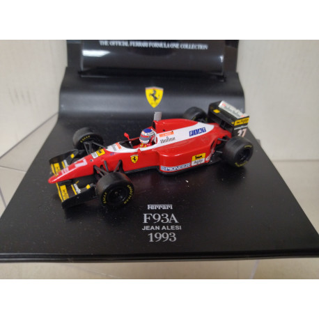 FERRARI F93A 1993 ALESI FORMULA F1 LA STORIA 1:43 IXO MODEL DEFECT/NO ESCUDO