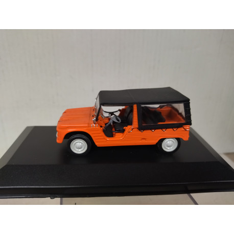 CITROEN MEHARI 1970 ORANGE MATRICULA ESPAÑA 1:43 IXO ALTAYA CAJA NO ORIGINAL