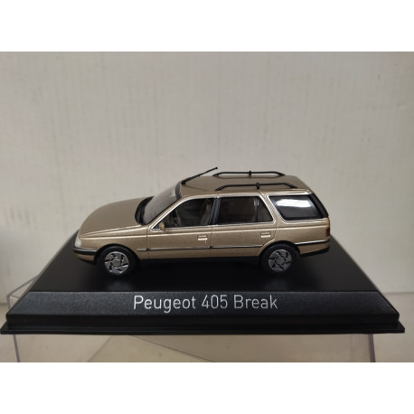 PEUGEOT 405 BREAK 1991 MAYFAR BEIGE METALLIC 1:43 NOREV 474557