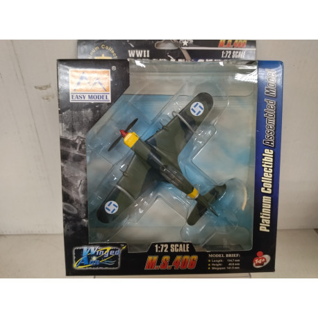 MORANE SAULNIER M.S. 406 FINLAND AIR FORCE WW 2 1:72 EASY MODEL