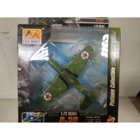 BELL P-39 N 1944 MAJOR SIROTIN SOVIET AIR FORCE URSS/USSR WW 2 1:72 EASY MODEL