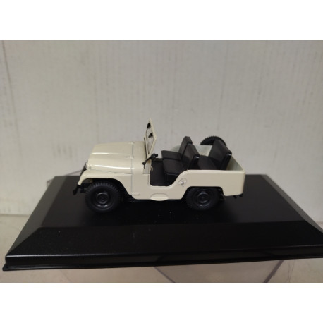 IKA JEEP WILLYS 1956 WHITE ARGENTINA 1:43 SALVAT IXO CAJA NO ORIGINAL