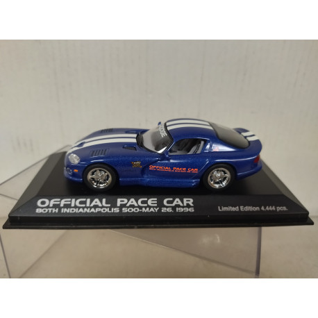 DODGE VIPER 1996 OFFICIAL PACE CAR INDIANAPOLIS 500 1:43 MINICHAMPS