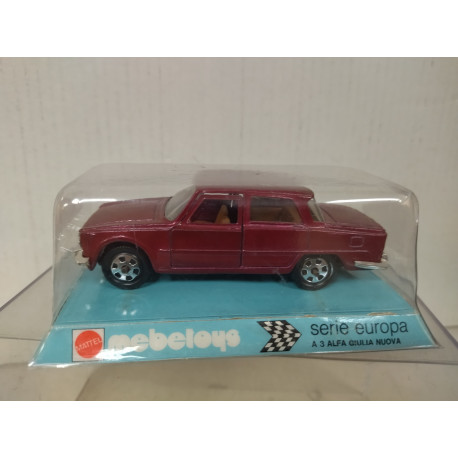 ALFA ROMEO GIULIA NOVA RED 1:43 MEBETOYS MATTEL A3