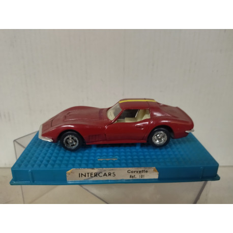 CHEVROLET CORVETTE RED 1:43 INTER CARS 101 NACORAL BOX