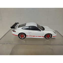 PORSCHE 911 996 GT3 RS WHITE/RED 1:43 DESCONOCIDO/NO BOX