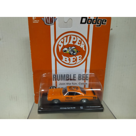 DODGE SUPER BEE 383 1970 RUMBLE BEE 1:64 M2 MACHINES